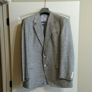 Andrea Villard Paris 44L Sport Coat Suit Jacket